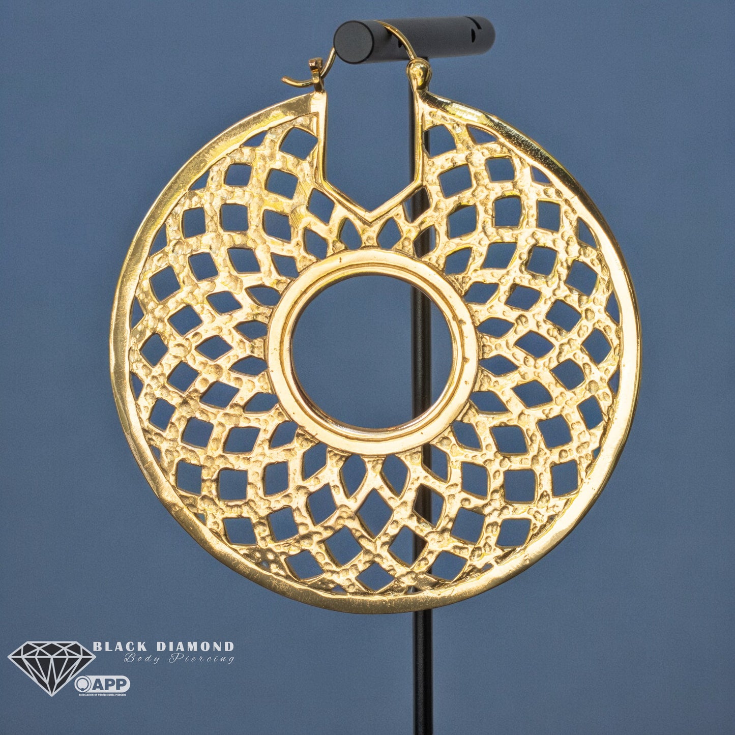 Mandala Hoop Earrings