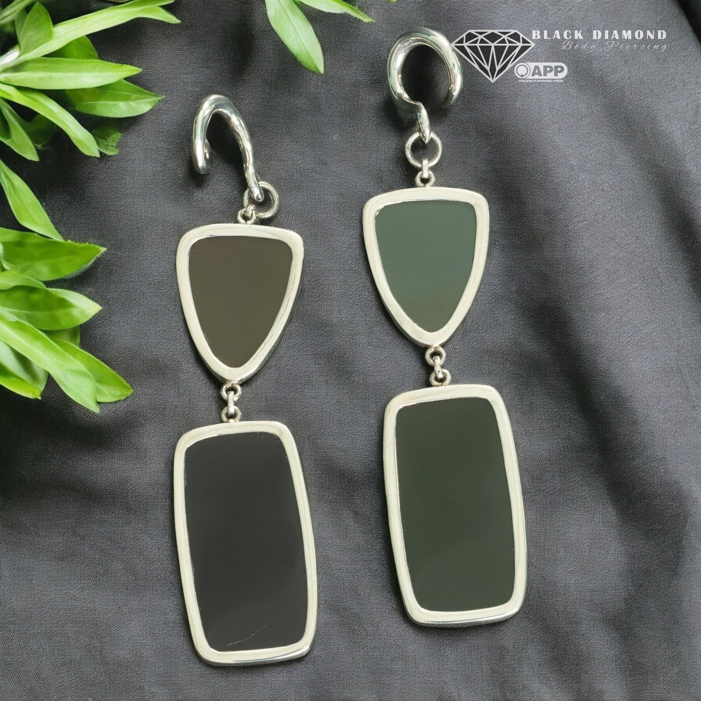 Rainbow Obsidian Ear Weights
