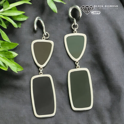 Rainbow Obsidian Ear Weights