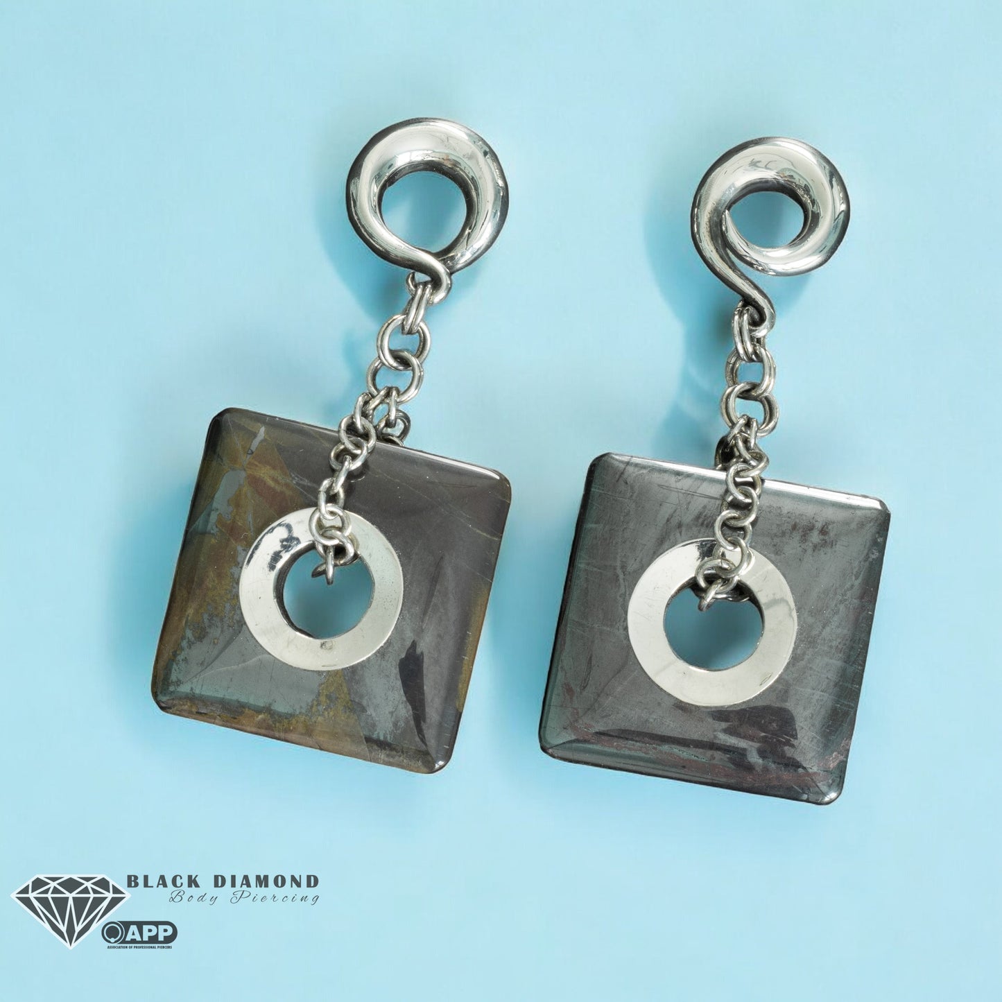 Dangle Ear Weights-Tiger Iron