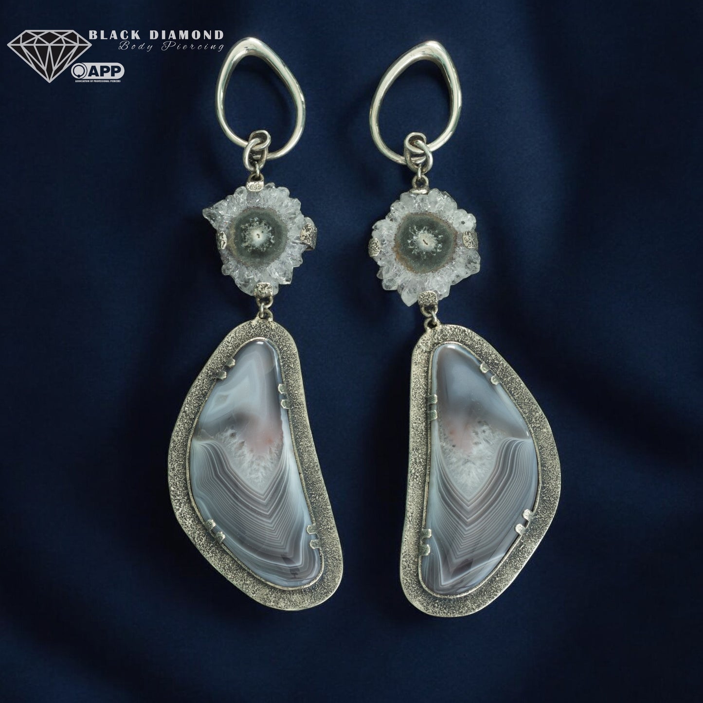 Dangle Ear Weights-Agate