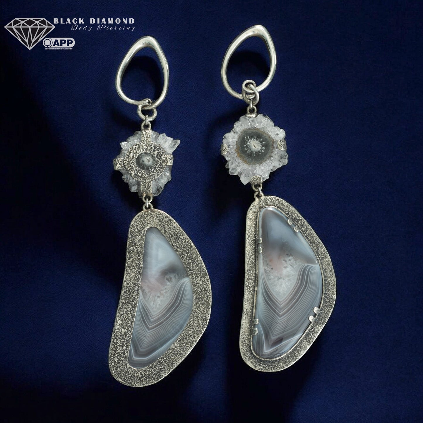 Dangle Ear Weights-Agate