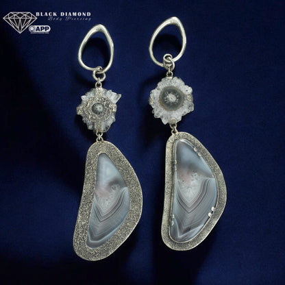 Dangle Ear Weights-Agate