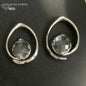 Crystal Coil Ear Weights