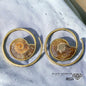 Ammonite Slice Ear Weights