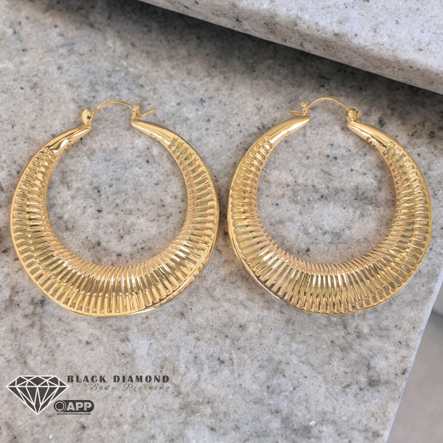 Trellis Hoop Earrings