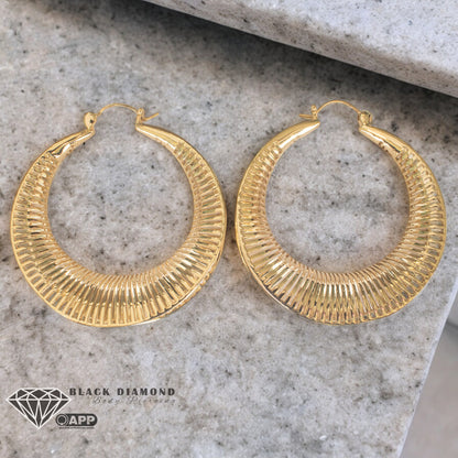 Trellis Hoop Earrings