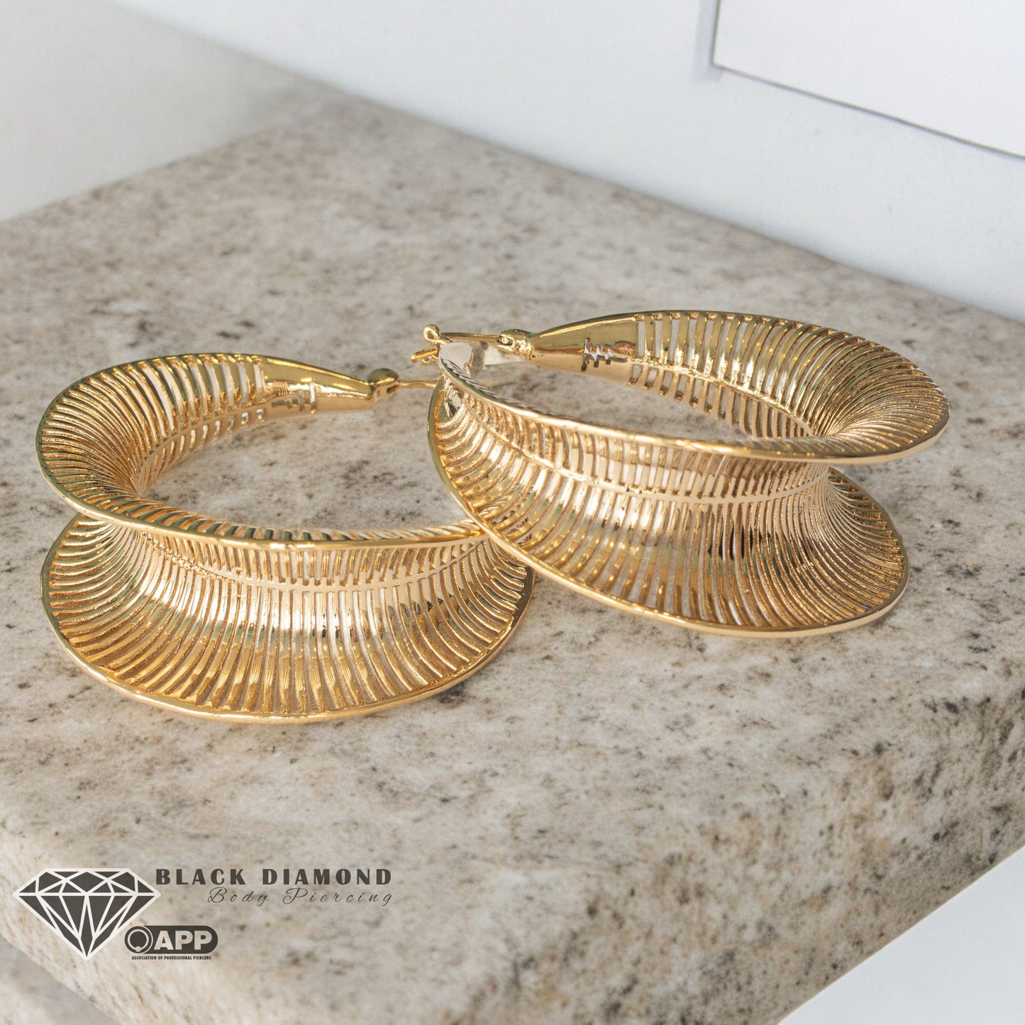 Trellis Hoop Earrings