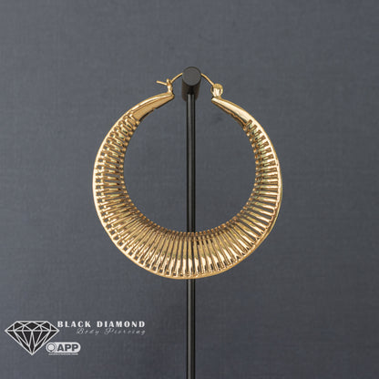 Trellis Hoop Earrings