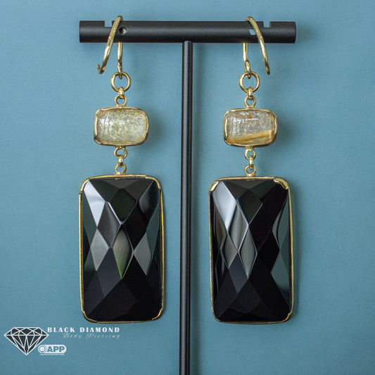 Dangle Earrings - Onyx