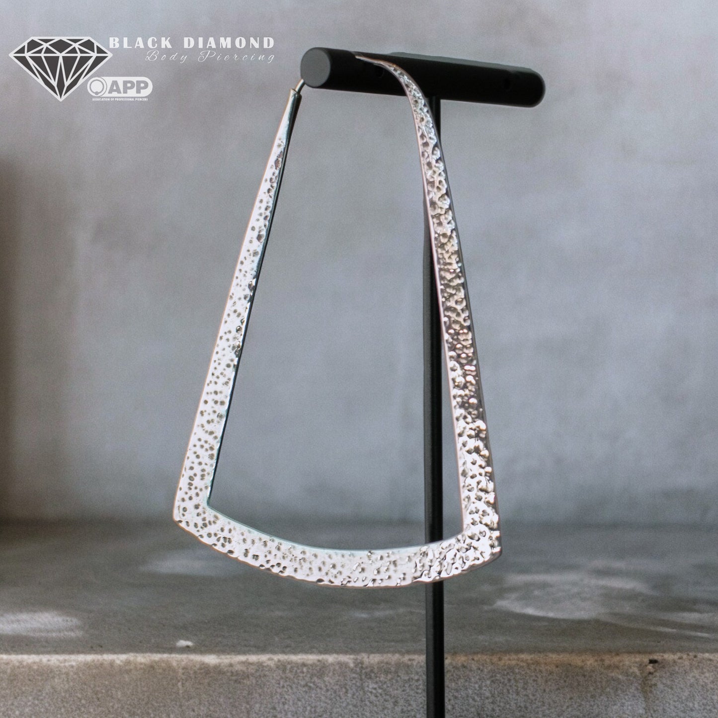 Hammered Bell Hoop-large