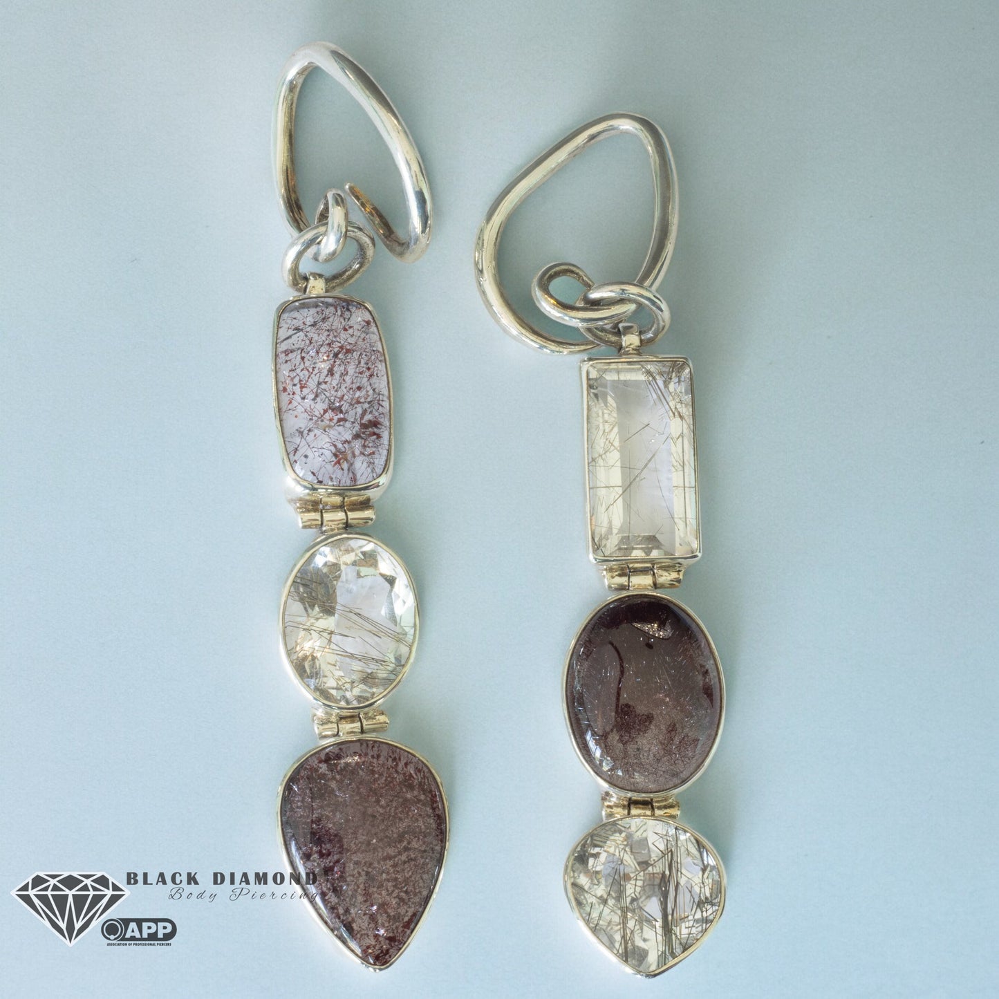 Dangle Ear Weights-Quartz