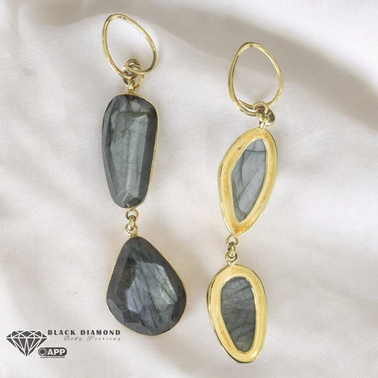 Dangle Earrings - Labradorite