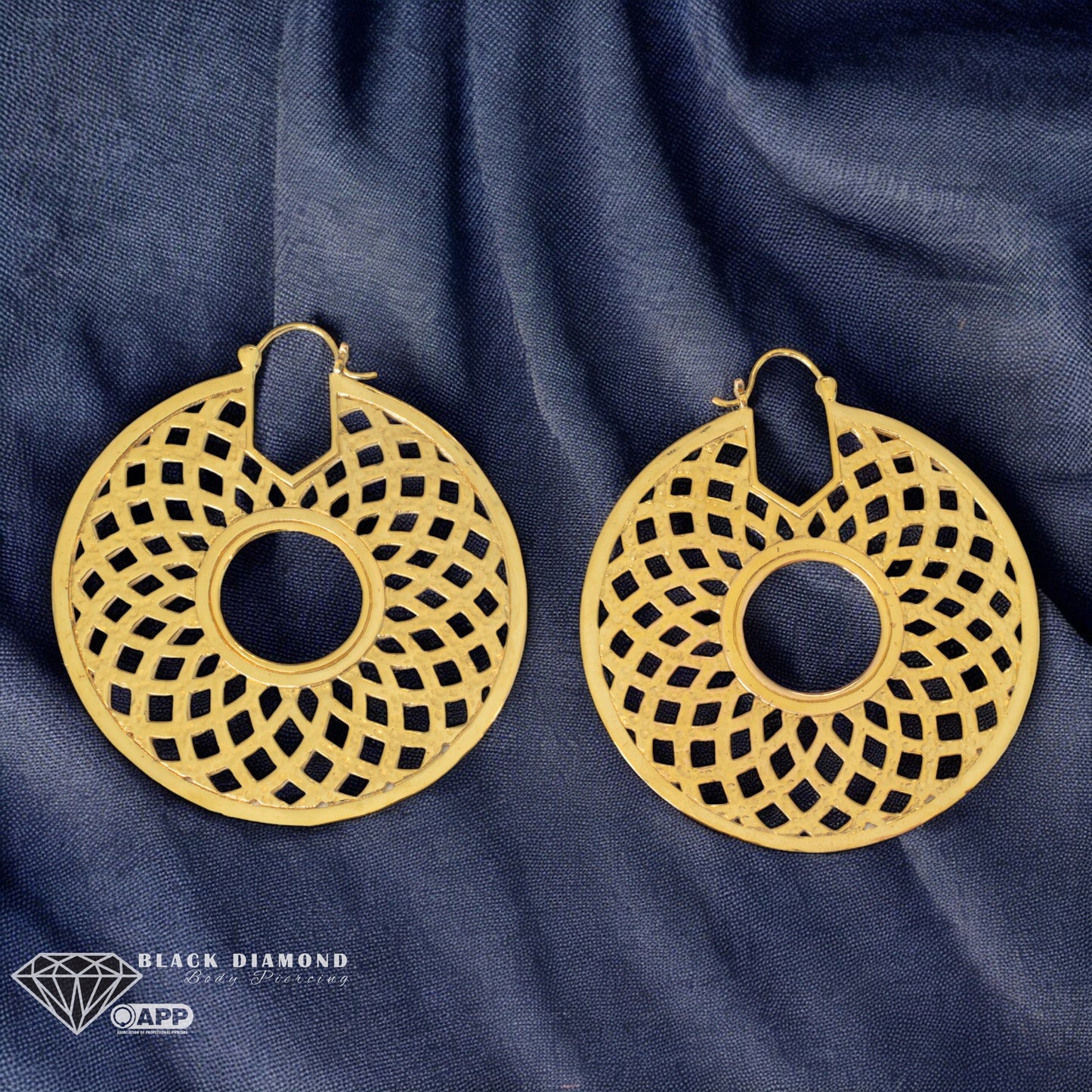 Mandala Hoop Earrings