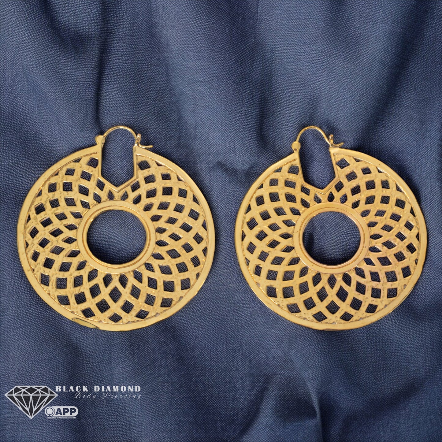 Mandala Hoop Earrings
