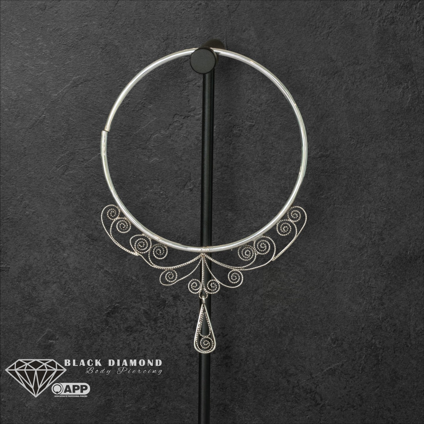 Filigree Hoop Earrings