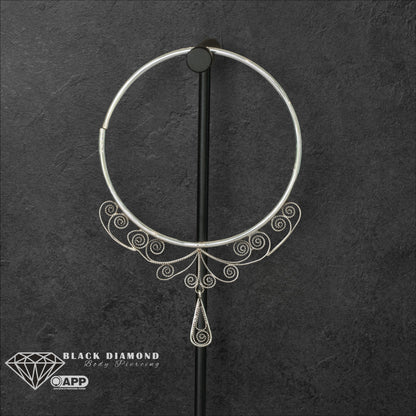 Filigree Hoop Earrings