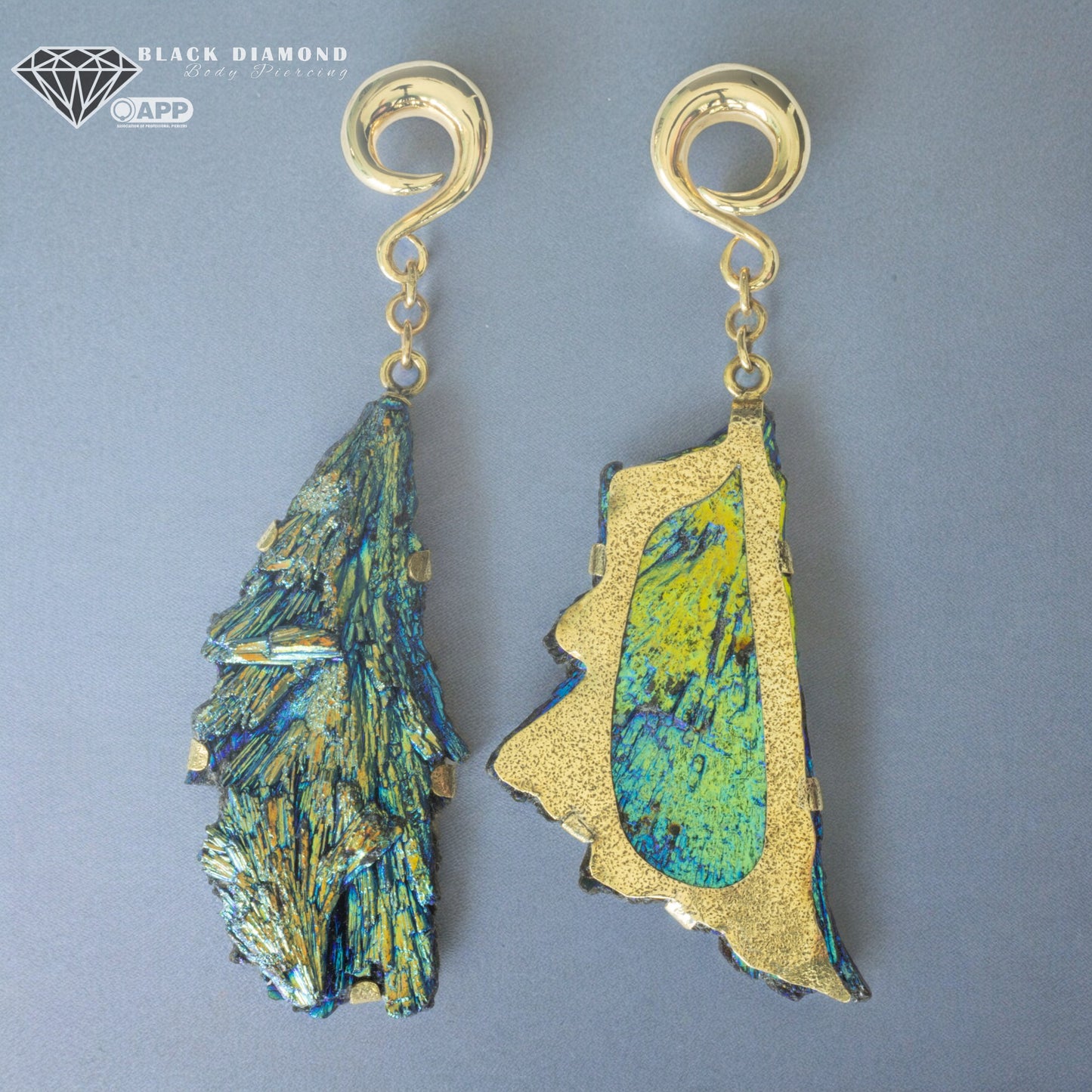 Dangle Ear Weights - Kyanite